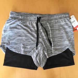 Women’s Performance Grey/Black Small Shorts